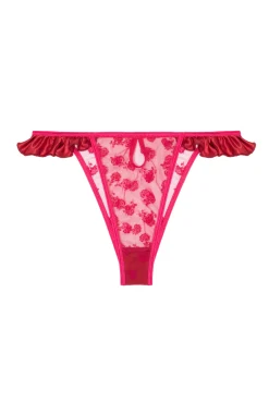 Le Petit Trou Figi Ozdobne-ROSE figi z falbanką i satyną